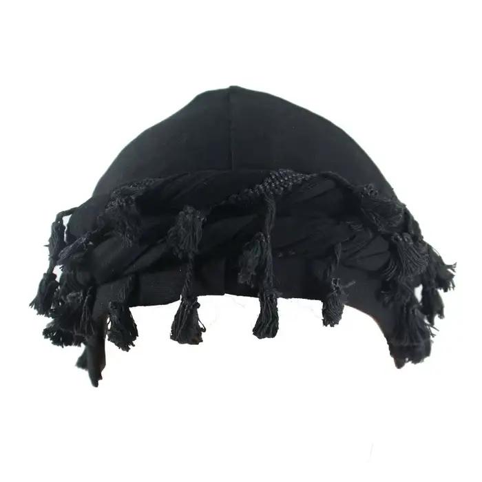 Hommes tresse chapeau Turban Durag vague casquette Halo doublé chapeau pour hommes femmes bandeau ca