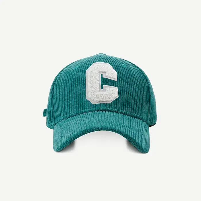 Nouvelle Casquette de Baseball en Velours Côtelé pour Hommes, Style Tendance Lettre C, Casquette Sna
