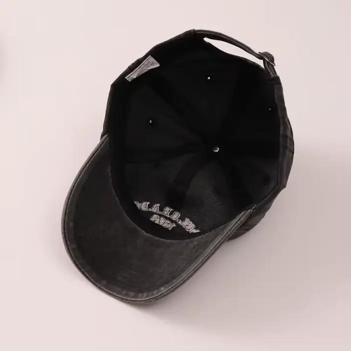 Casquette de baseball avec lettres brodées pour enfants, mode rétro, chapeau en langue de canard pou