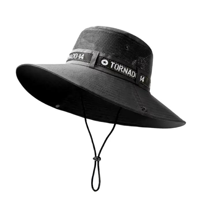 Chapeau de soleil d'été à large bord de 15 cm pour hommes et femmes, respirant, protection UV, casqu