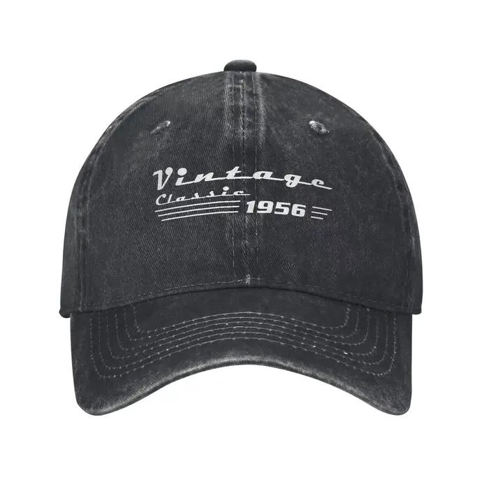 Casquette de baseball décontractée vintage pour homme, 70e anniversaire, 1956, décorations d'anniver