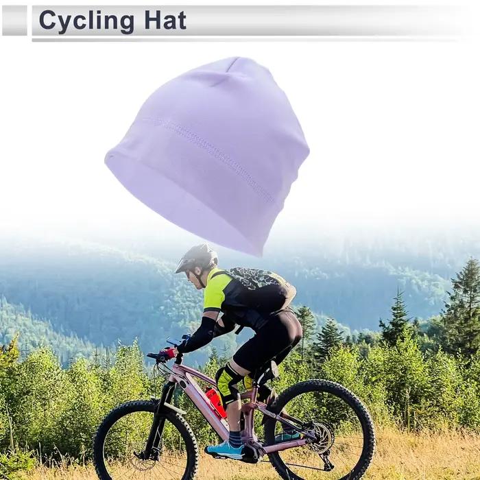 X Autohaux Chapeau de Cyclisme Chaud Respirant Violet 8,07"x10,63" 1 Pièces
