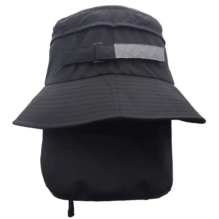 Chapeau de pêcheur pour homme à large bord, style surf, nouveau modèle, respirant, protection solair