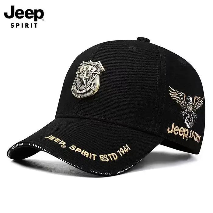JEEP Jeep Casquette de baseball pour hommes, chapeau de protection solaire nouveau style, chapeau de