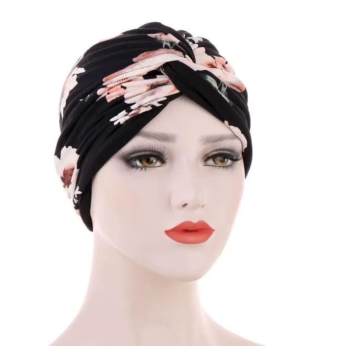 Skullies – bonnet de chimio pour femmes et filles, couvre-chef, Super doux, fin, toucher, Style Flor
