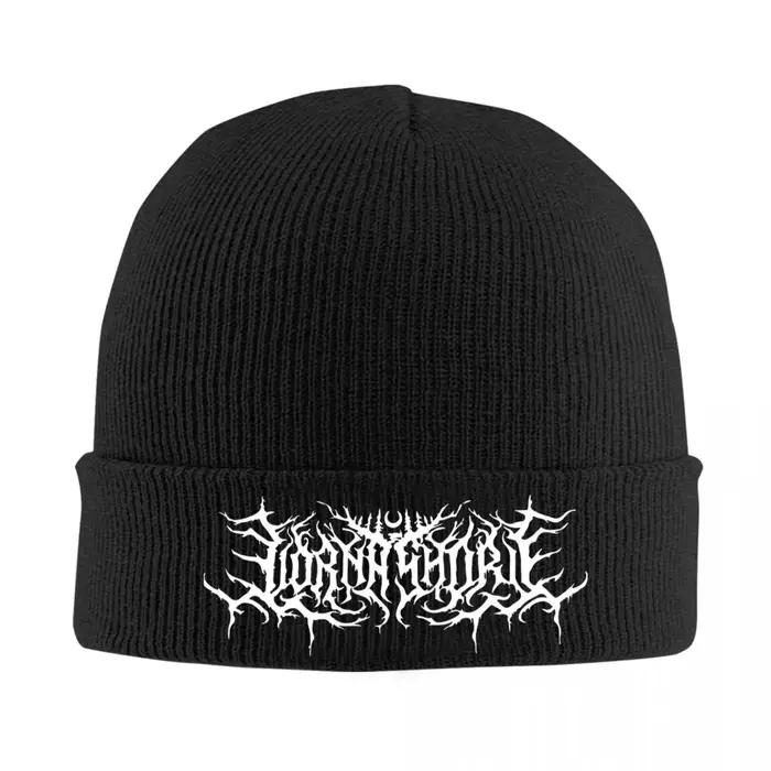 Lorna Shore Logo classique chaud tricoté Bonnet hiver tricot Bonnet chapeau Skullies bonnets Hip Hop