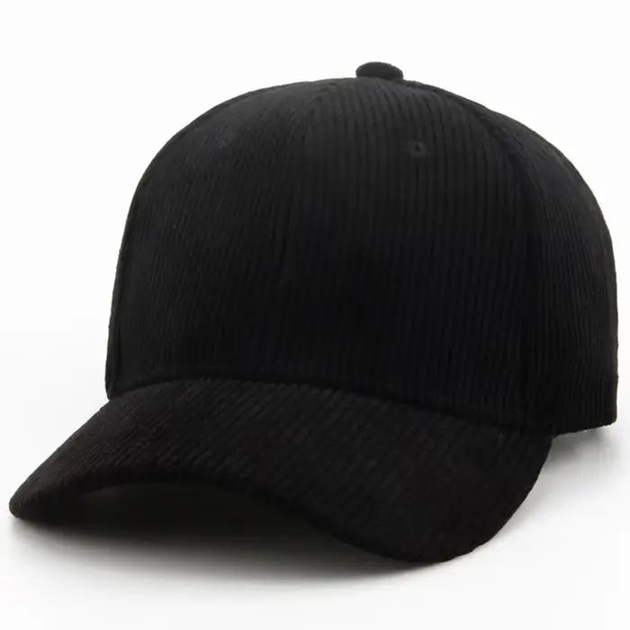 CNTANG Nouvelle casquette de baseball en velours côtelé pour femmes et hommes, mode snapback, automn
