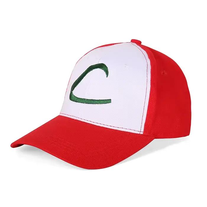 Chapeau style broderie de dessin animé elfe, motif lettre C, couleur Ash, cadeau
