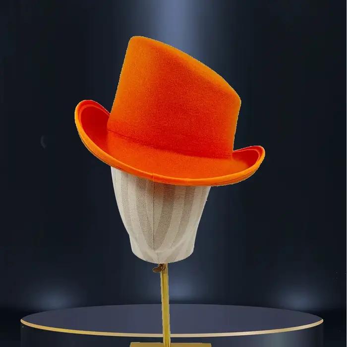 Nouveau haute qualité homme Fedora unisexe Gentleman Cosplay Derby melon chapeau forme britannique c
