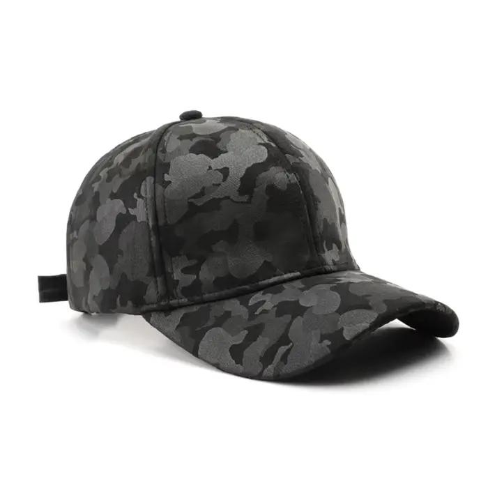 Casquette de baseball camouflage FS Fashion pour hommes et femmes, gris-vert, style streetwear, casq