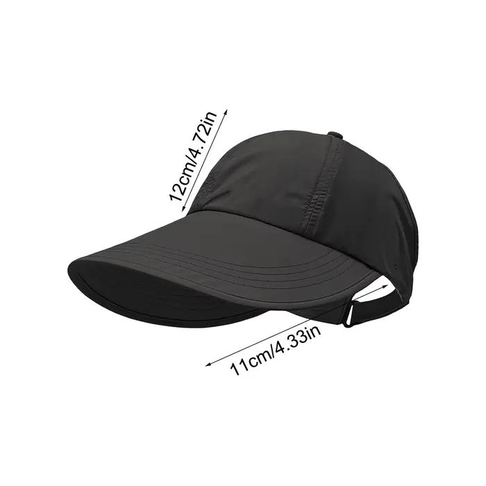 Chapeau de soleil respirant à large bord, protection UV, pour l'été, la plage, le pêcheur, casquette