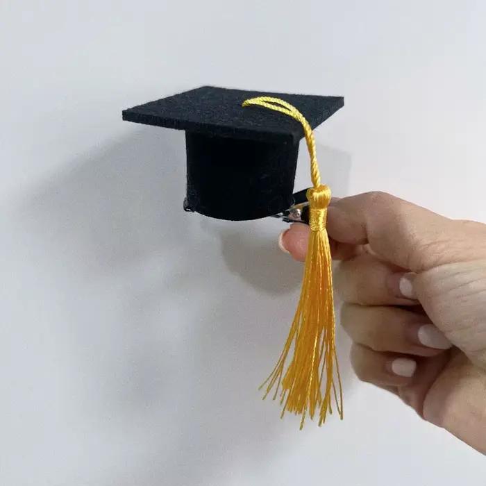 Mini chapeau de docteur pour la saison des diplômes, mini chapeau de docteur, petit chapeau de diplô