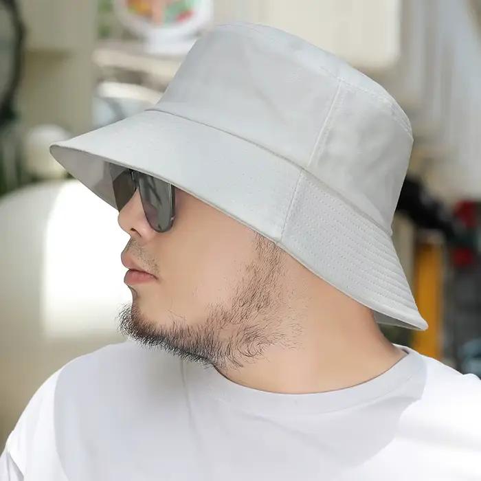 Grande tête homme grande taille chapeau de soleil femmes été pêcheur chapeau adulte coton Panama cas