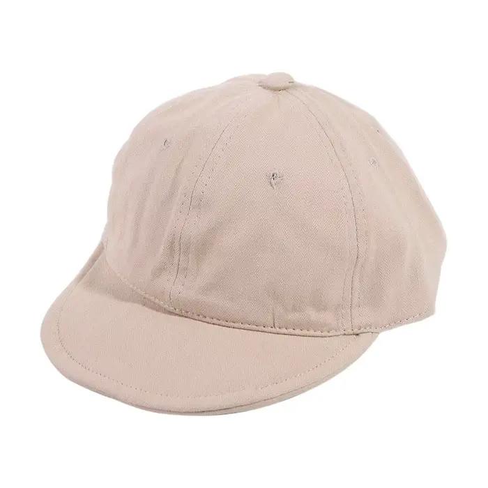 Casquette de baseball polyvalente à visière courte de couleur unie, chapeau de soleil réglable de st