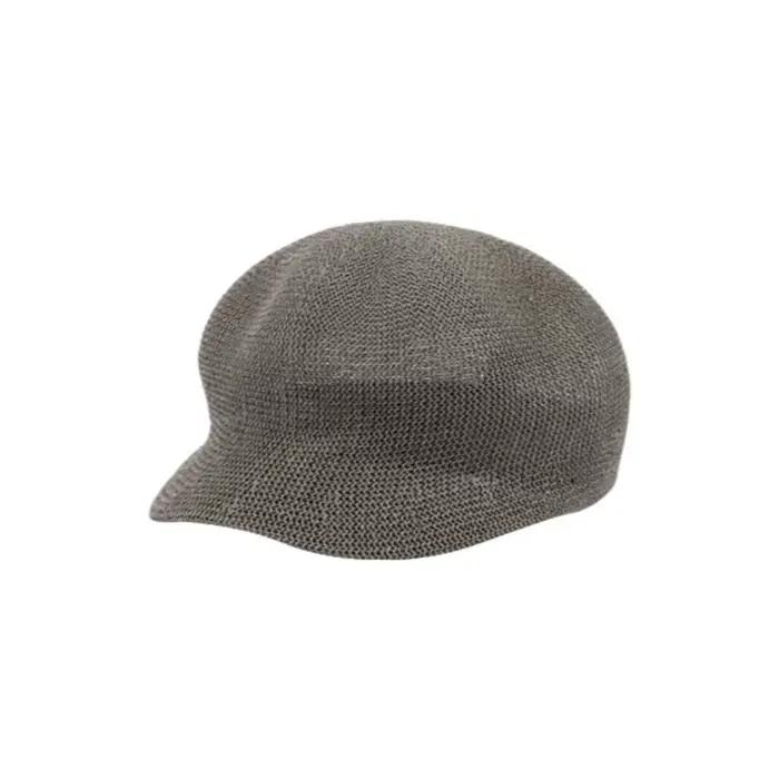 Élégante Casquette Octogonale en Paille Unie pour Femme, Fine, Pare-Soleil, Style Baseball et Peintr