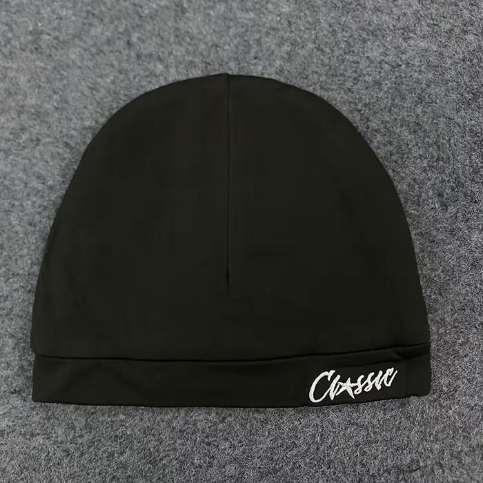 Chapeau pull à motif brodé rétro américain Hip-Hop, Style de rue polyvalent pour hommes et femmes