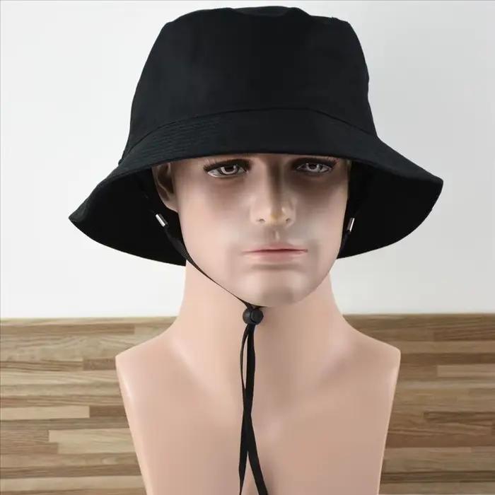 Grande tête XXL 64cm seau chapeaux hommes coton grande taille casquette pêche pêcheur chapeau grande