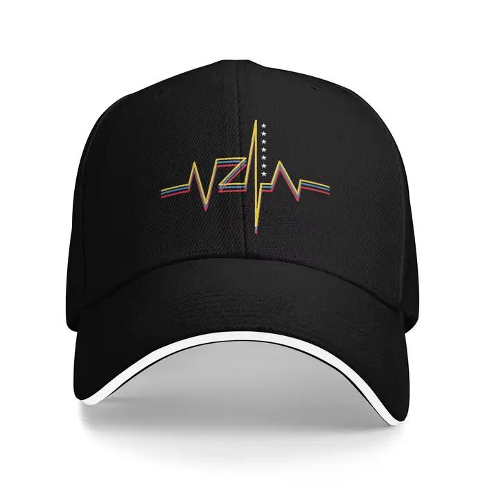 Casquette de baseball décontractée unisexe avec drapeau cœur du Venezuela VZLA, idéale pour l'extéri