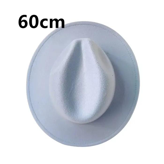 Grand Chapeau Fedora 60CM pour Femme, Chapeau d'Hiver pour Femme, Chapeau pour Homme en Gros, Chapea