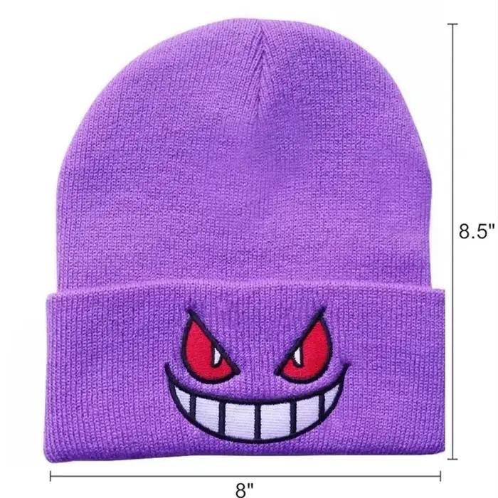 Potdemiel Pokemon – chapeau tricoté brodé, chapeaux amusants et mignons de dessin animé pour femmes