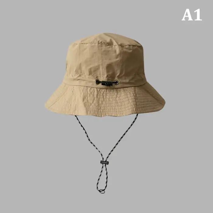 Chapeau seau de Protection solaire Anti-UV pour femmes et hommes, imperméable, chapeau de pêcheur, C