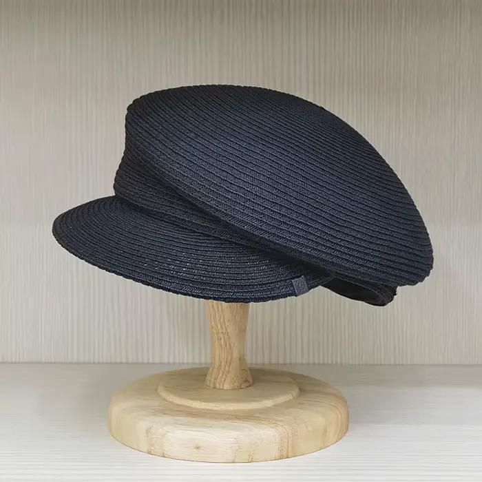 Chapeau de paille équestre pour femme, mode japonaise, rétro, loisirs, vacances, pare-soleil, luxe,