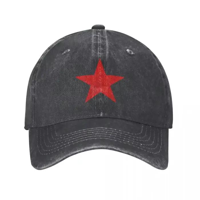 CCCP-Casquette de baseball Red Star russe pour hommes et femmes, casquette de soleil en denim vintag