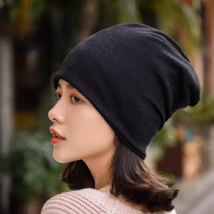 COKK – Bonnet tricoté unisexe pour homme et femme, Bonnet chaud, Turban, Bonnet d'hiver