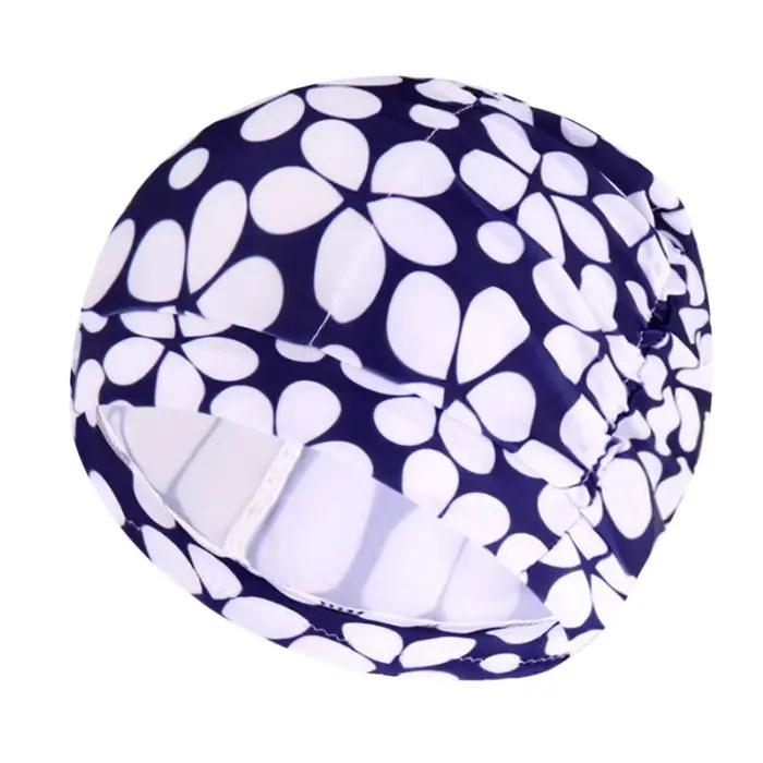 Chapeau de natation unisexe pour femmes et filles, bonnet de bain pour cheveux longs, drapé extensib