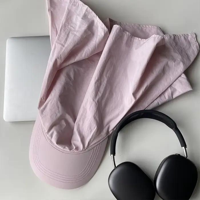 【R】Casquette de baseball à lacets tendance pour femmes, chapeau de soleil tendance pour les voyages
