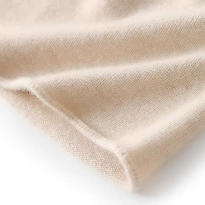 Nouveau hiver cachemire tricoté unisexe chaud chapeau de haute qualité solide loisirs manches chapea