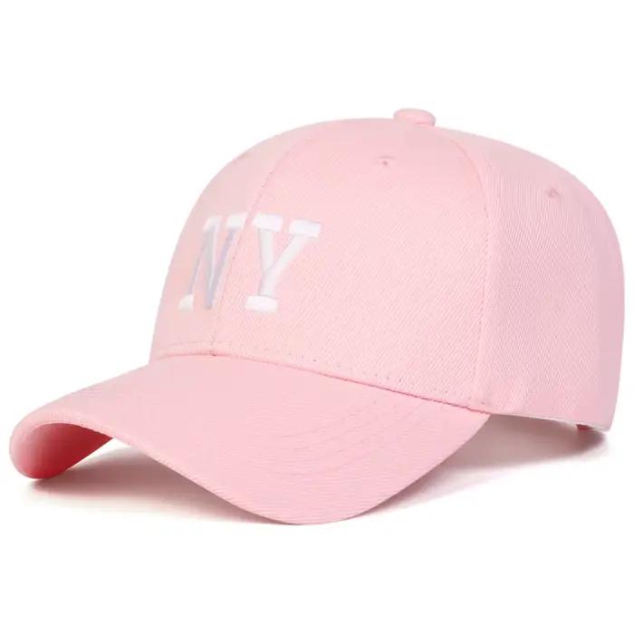 Casquettes de baseball unisexes brodées NY, printemps automne, chapeaux décontractés réglables pour