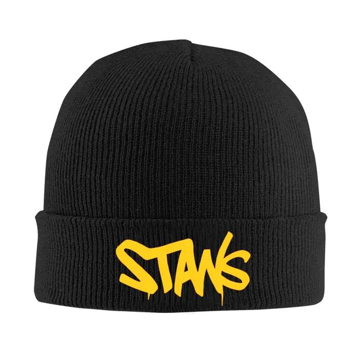 EMINEM STANS Album Bonnet chapeaux Bonnet chapeaux hiver imprimé Skullies bonnets mignon femme mâle
