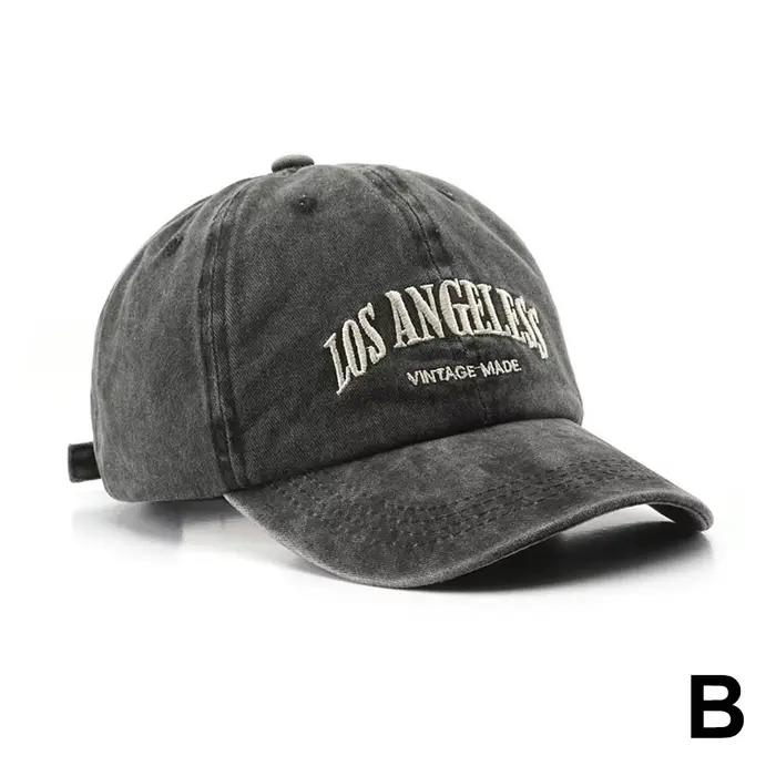 Casquette de baseball en coton pour hommes et femmes, chapeau brodé tendance, casquettes souples en