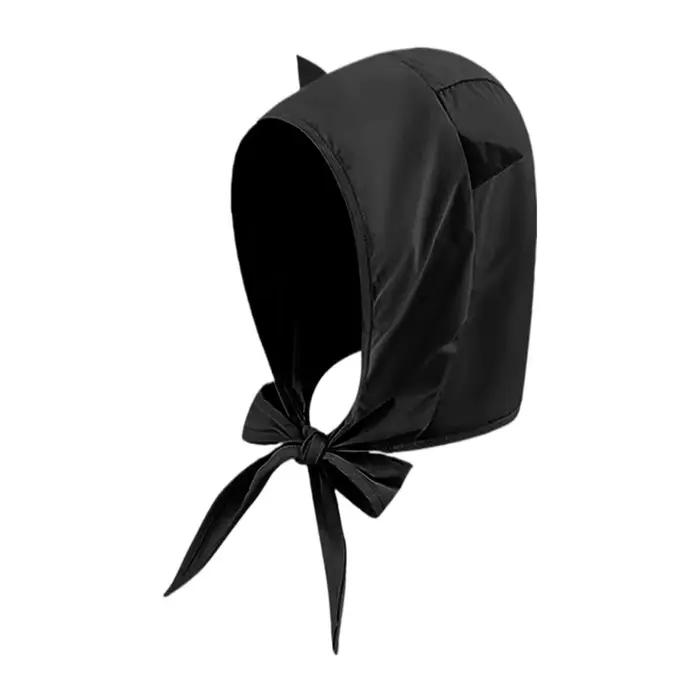 Chapeaux pare-soleil mignons, design oreilles de chat de couleur unie, chapeau à capuche avec sangle