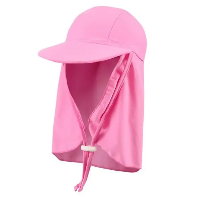 Chapeau de protection solaire Anti-UV multicolore pour enfants, casquette de plage respirante en ple