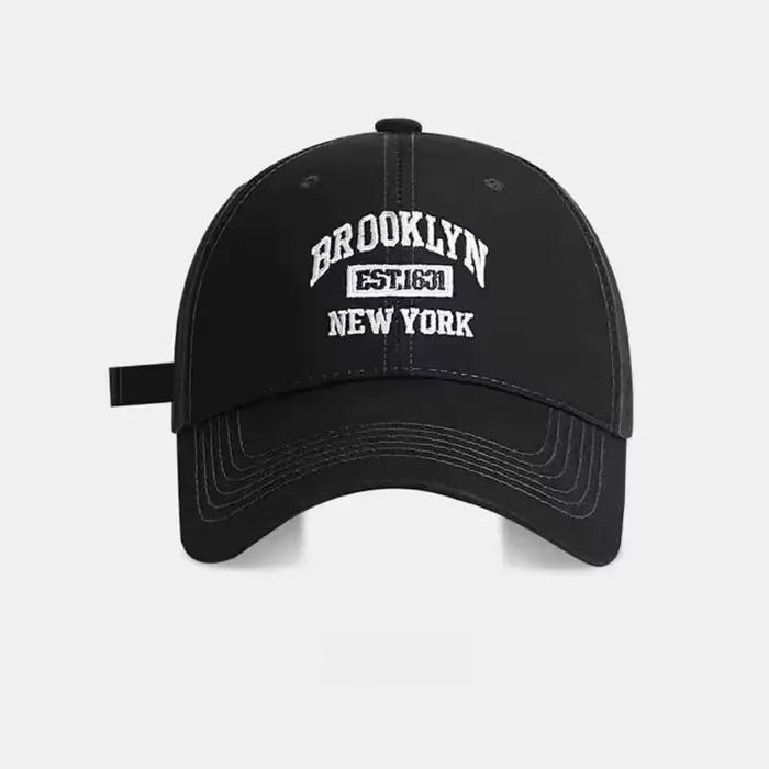 Mode hommes femmes BROOKLYN Baseball coton réglable Snapback chapeau broderie femmes casquette Hip H