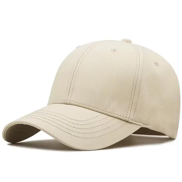 Casquette de baseball surdimensionnée pour hommes, chapeaux de tête média, grand chapeau de papa rég