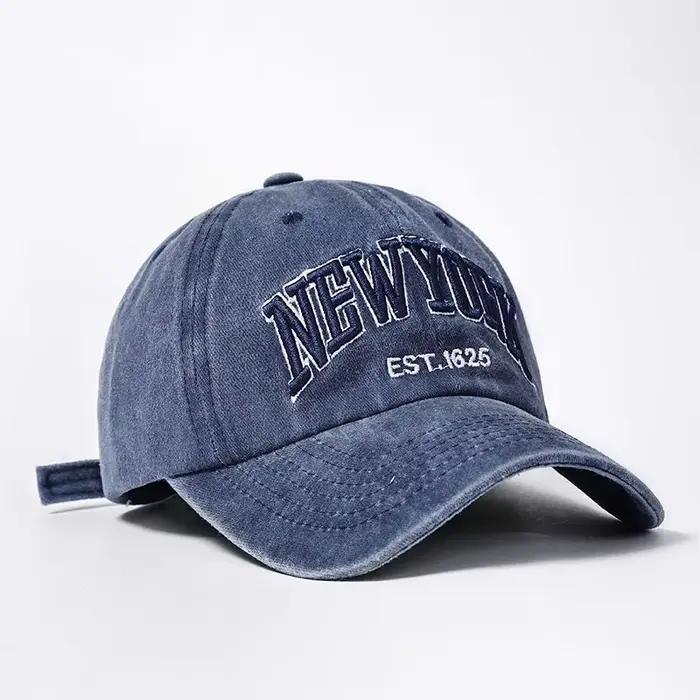 1pc Casquette délavée de New York pour hommes et femmes Gorras casquettes de Baseball casquettes de