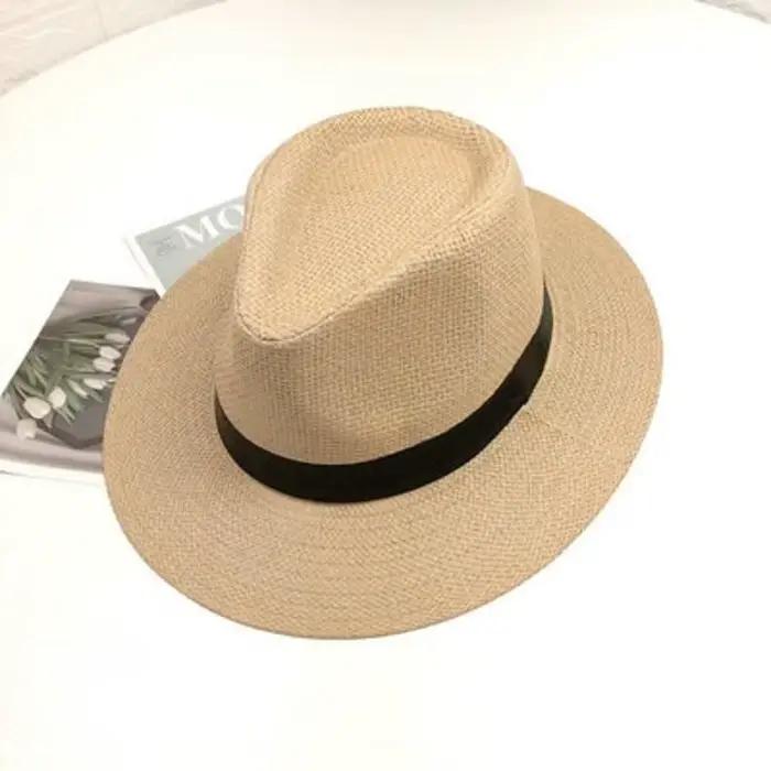 Chapeau vintage Havane fait à la main Casquettes Panama classiques Chapeaux de soleil unisexes Chape