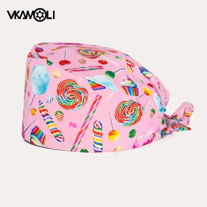 Casquette de gIslande médicale à motif de dessin animé pour hommes et femmes, chapeaux de Noël, casq