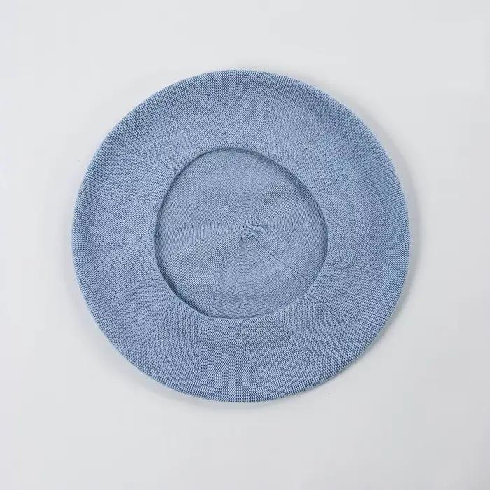 COKK-Béret en Coton Respirant pour Femme, Casquette de Peintre Simple, Décontracté, à la Mode, Print