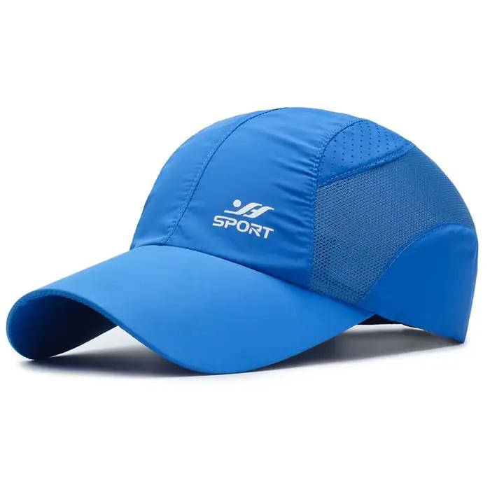 Casquette de baseball de course de protection UV pour femmes hommes chapeaux à séchage rapide sangle