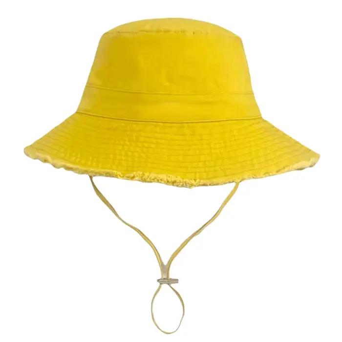 Chapeau de pêcheur imprimé léopard avec grandes avant-toit pour le printemps et l'été, adapté aux ho