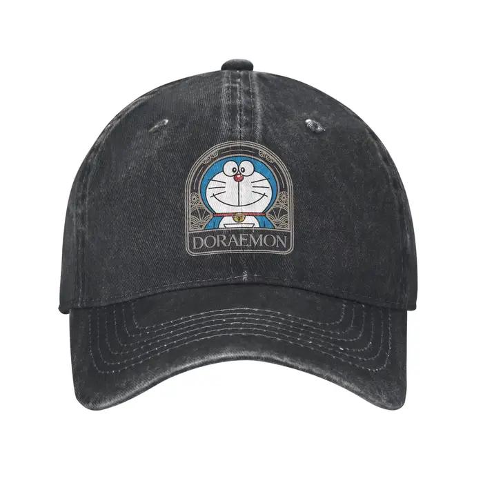 Casquette de baseball Doraemon pour hommes et femmes, visière de protection, casquettes Doraemon à f