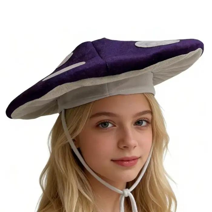 Chapeau champignon créatif 39BB, couvre-chef surdimensionné pour femmes, photographie, spectacles su