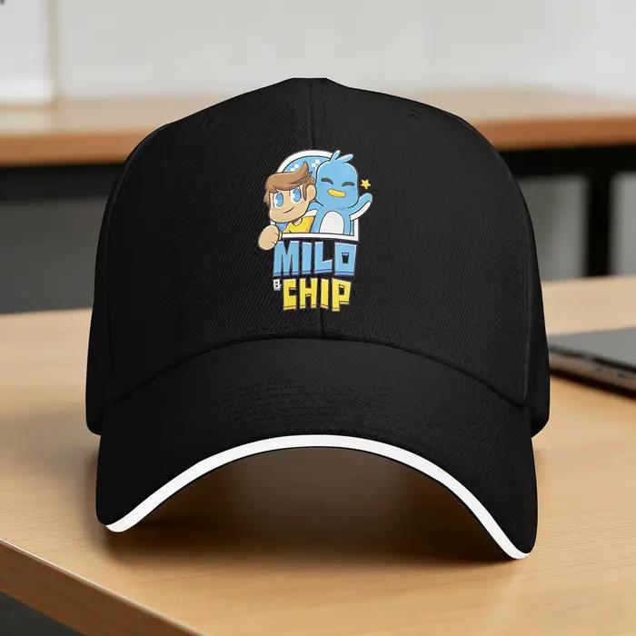 Casquette de baseball décontractée Milo et Chip, casquette de camionneur printemps, chapeaux Kpop Ro