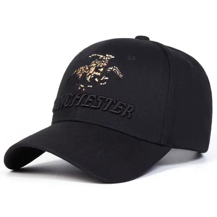 Casquettes de Baseball unisexes Winchester avec lettres brodées, chapeaux décontractés réglables pou
