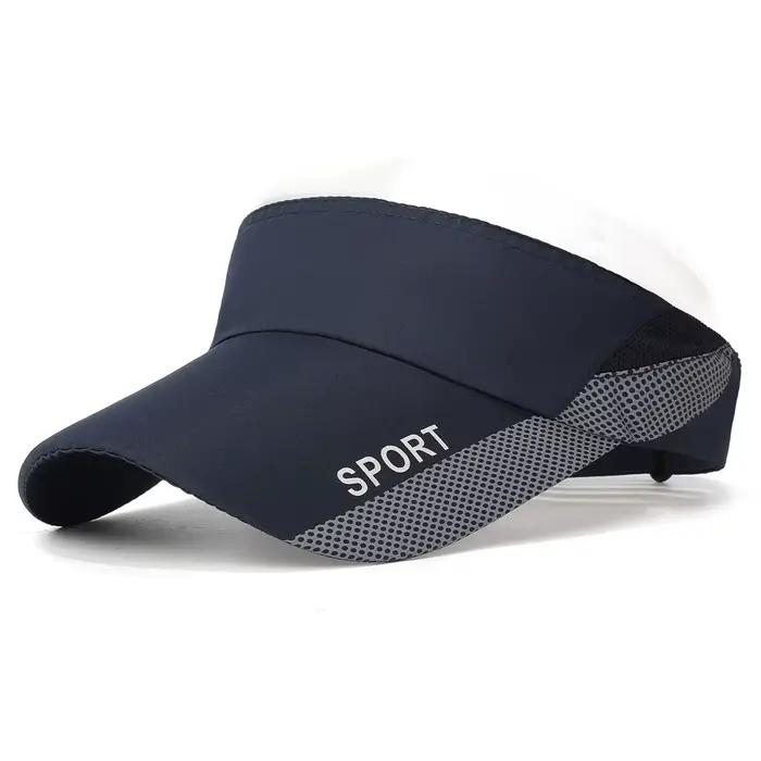 Chapeau d'été à visière ouverte pour hommes et femmes, chapeau de soleil pour le sport, chapeau de p