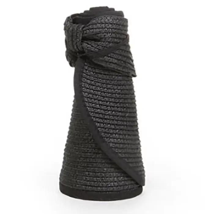 Chapeau à visière d'été pour femmes, casquette de soleil pliable pour randonnée en plein air, large